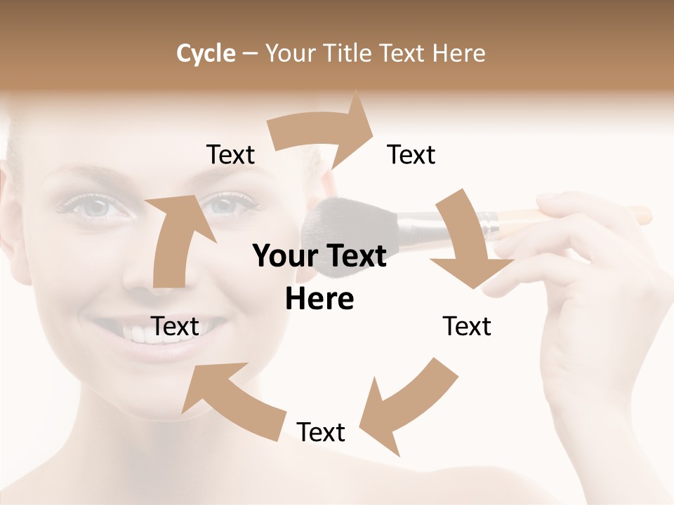 Toon Table Happy PowerPoint Template