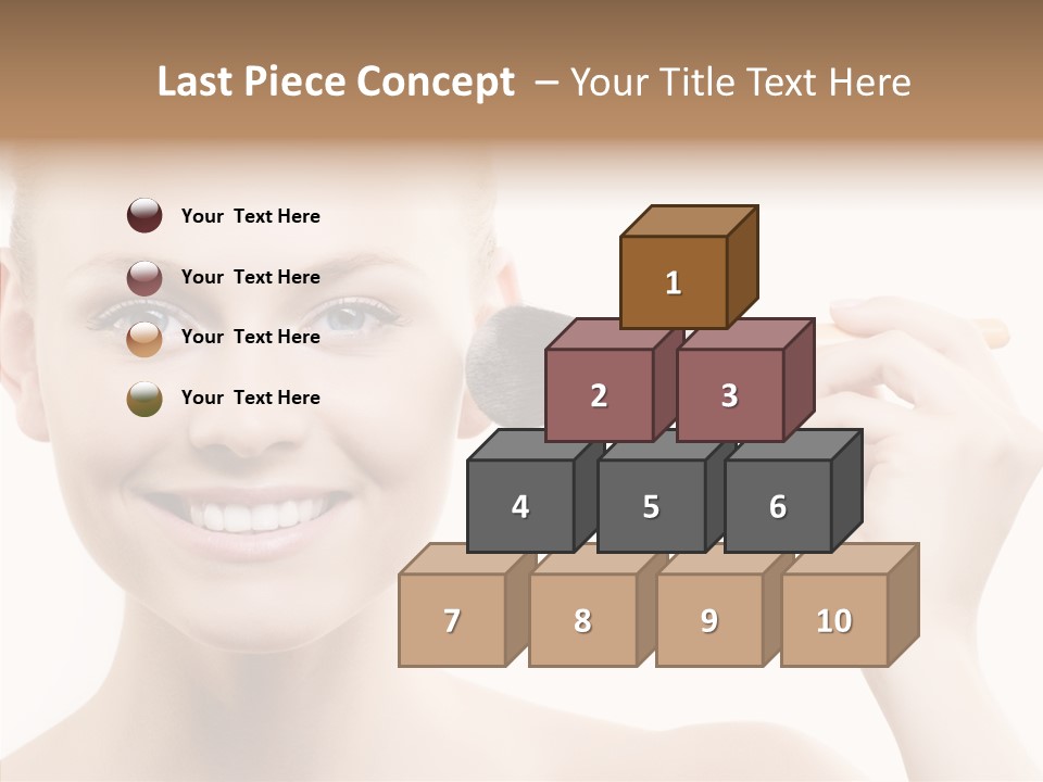 Toon Table Happy PowerPoint Template