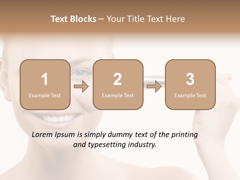 Toon Table Happy PowerPoint Template