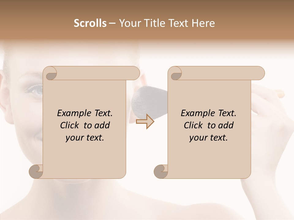 Toon Table Happy PowerPoint Template