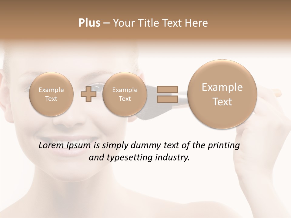 Toon Table Happy PowerPoint Template