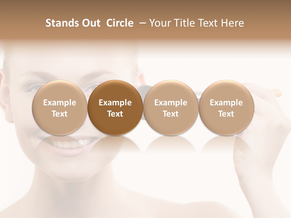 Toon Table Happy PowerPoint Template