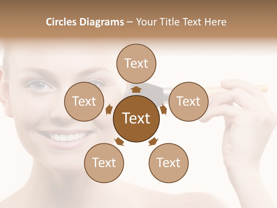 Toon Table Happy PowerPoint Template