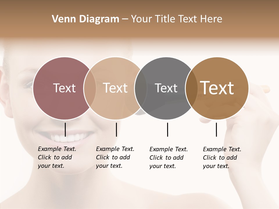 Toon Table Happy PowerPoint Template