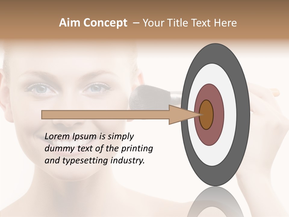 Toon Table Happy PowerPoint Template