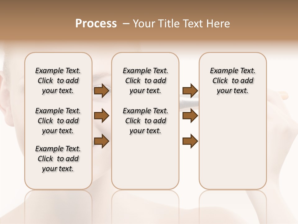 Toon Table Happy PowerPoint Template