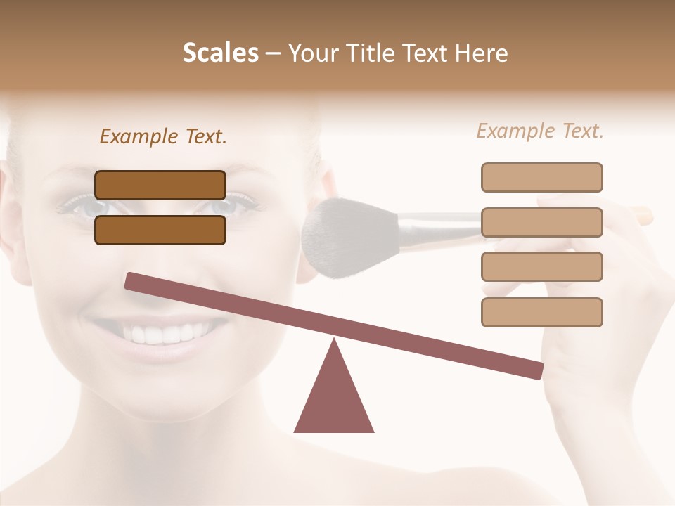 Toon Table Happy PowerPoint Template