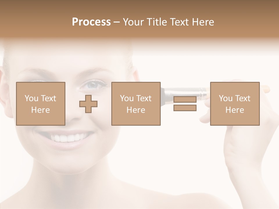 Toon Table Happy PowerPoint Template