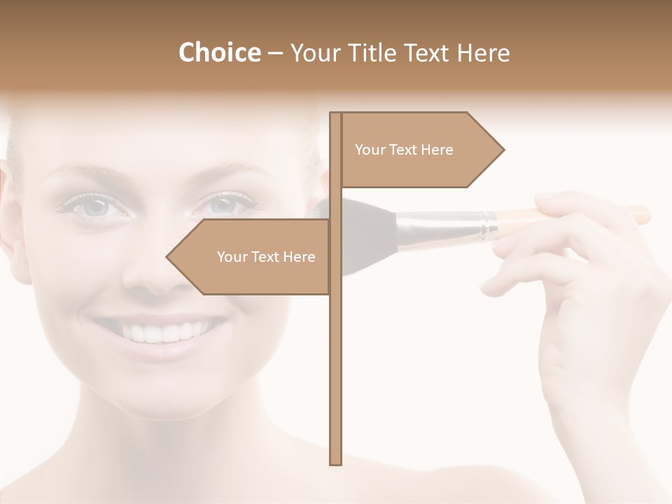 Toon Table Happy PowerPoint Template