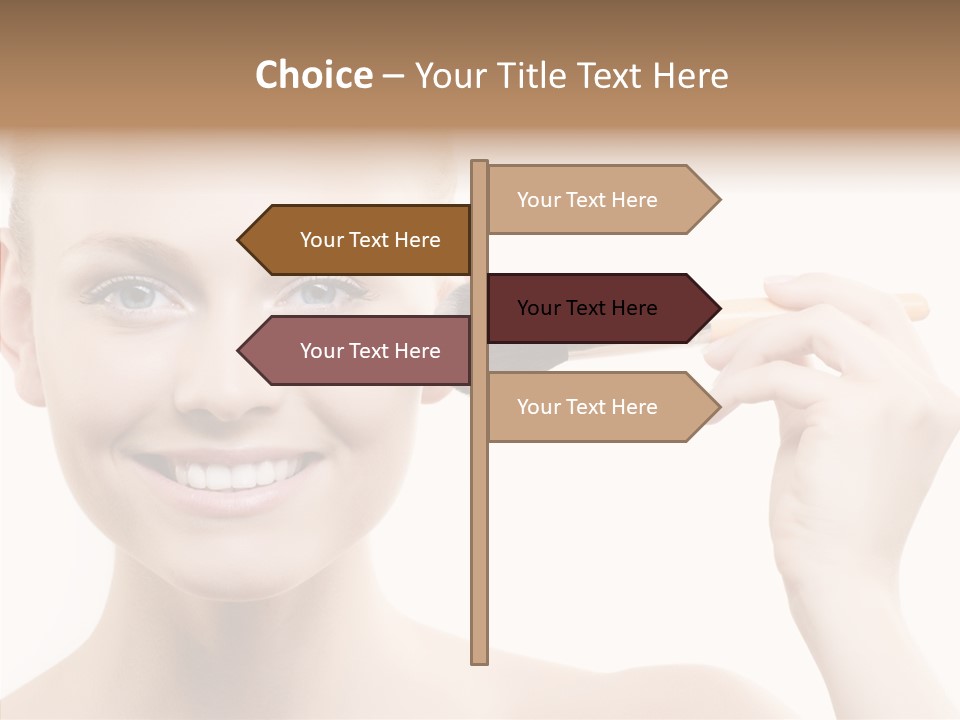 Toon Table Happy PowerPoint Template