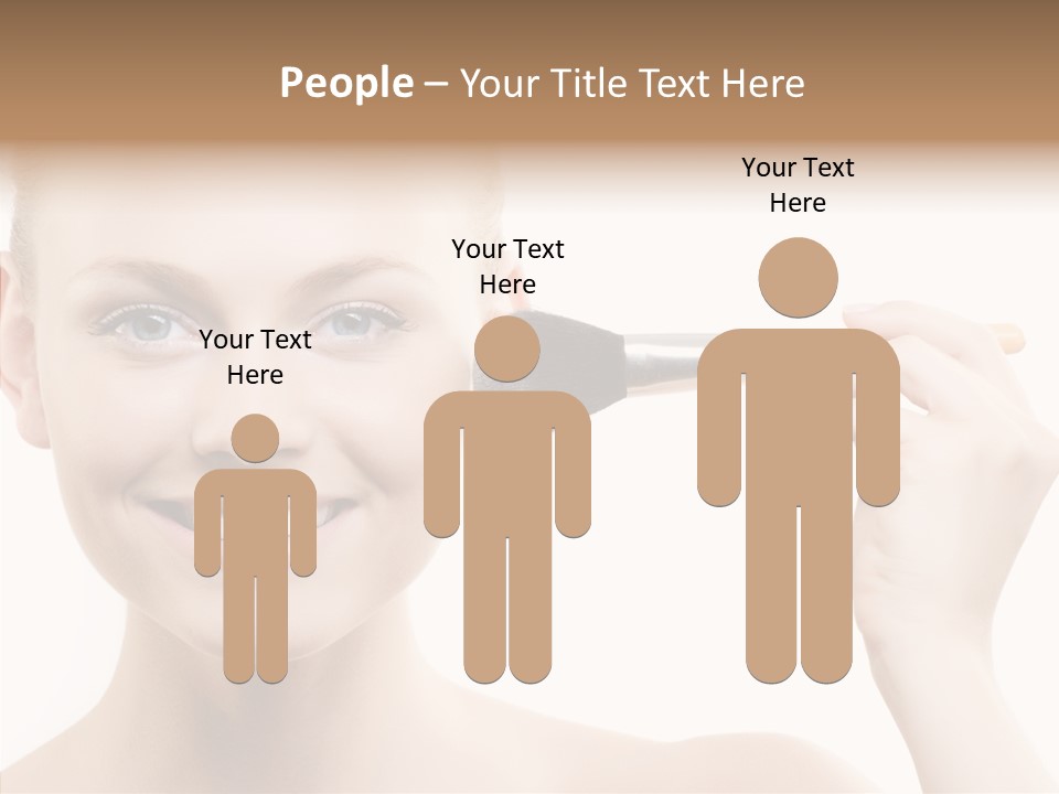 Toon Table Happy PowerPoint Template
