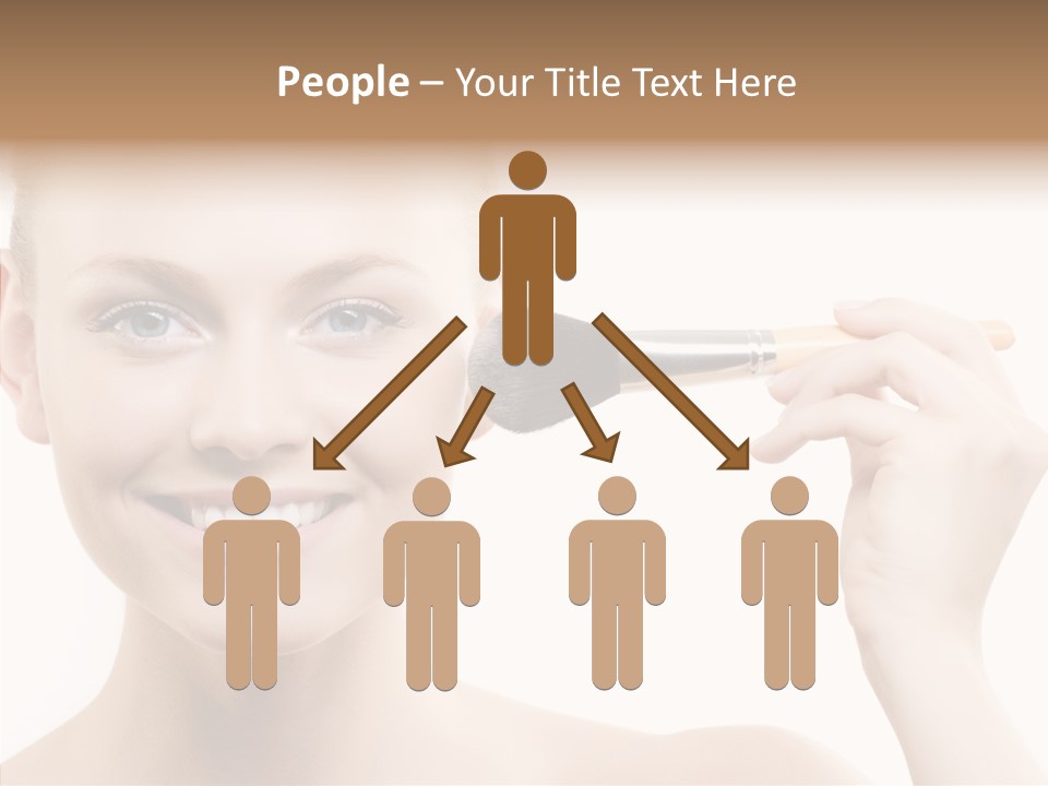 Toon Table Happy PowerPoint Template