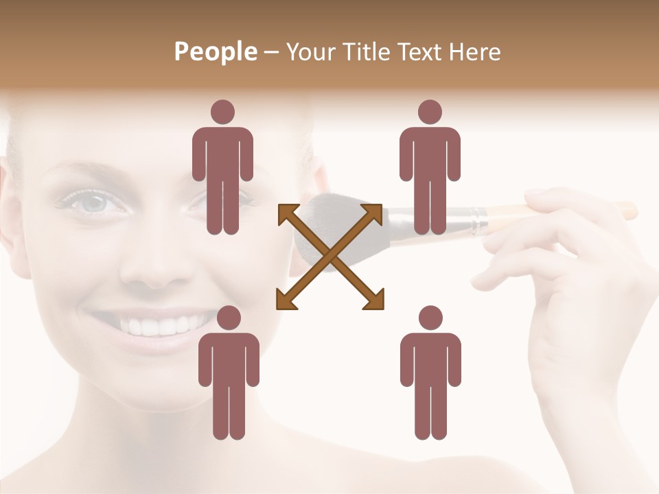 Toon Table Happy PowerPoint Template