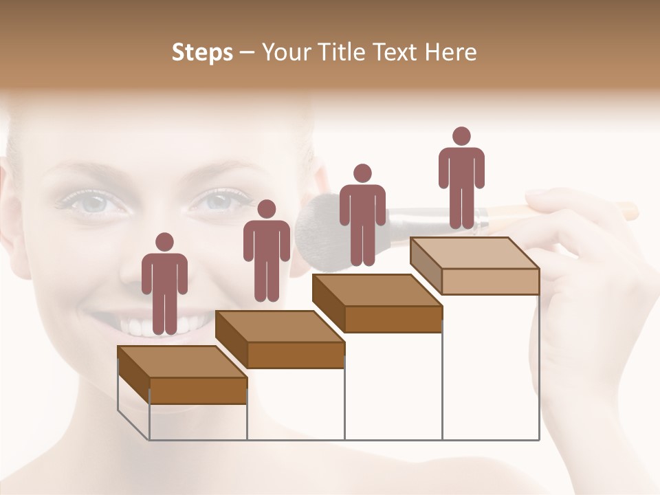Toon Table Happy PowerPoint Template
