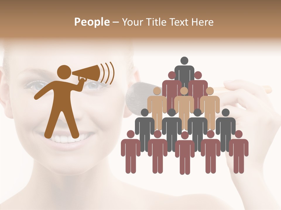 Toon Table Happy PowerPoint Template