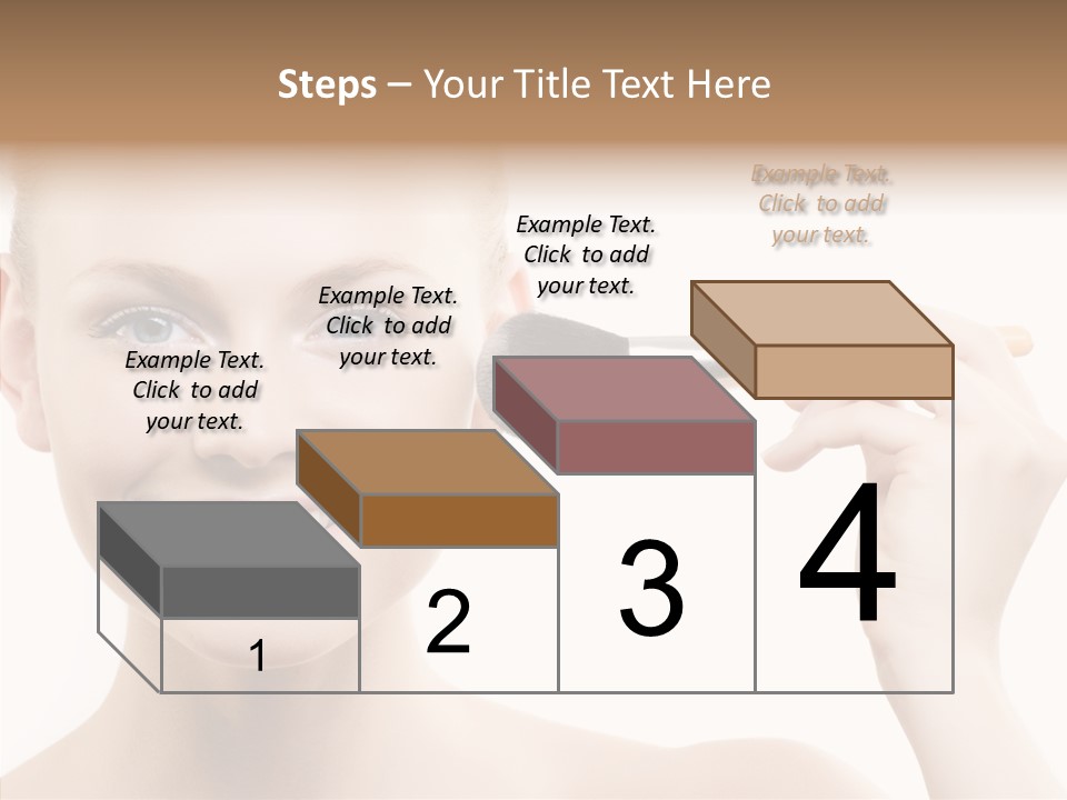 Toon Table Happy PowerPoint Template