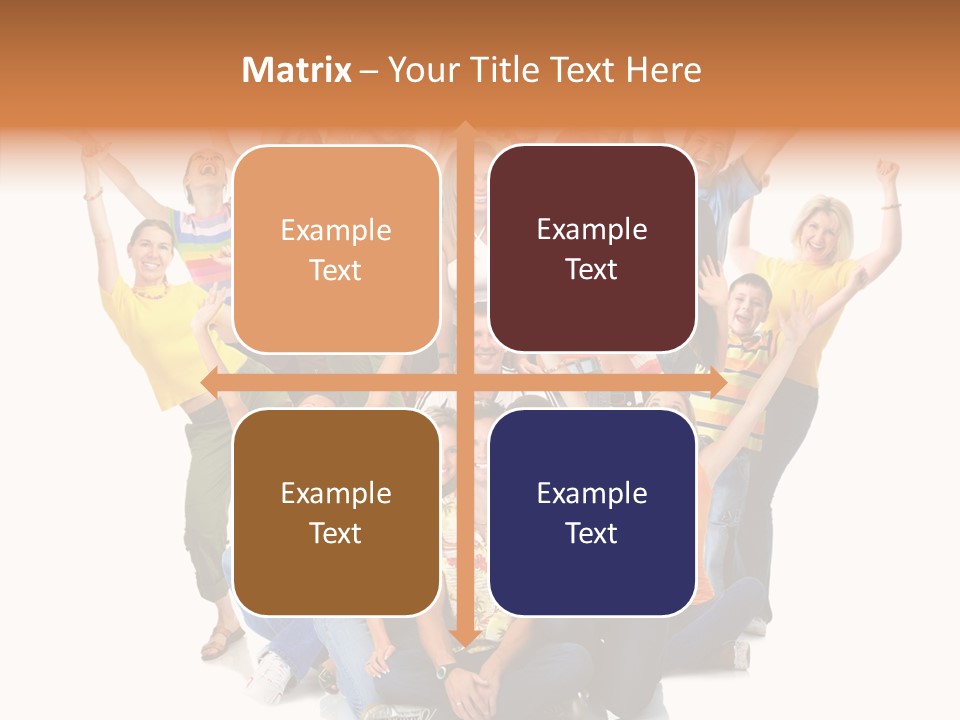 Background Crowd Fun PowerPoint Template