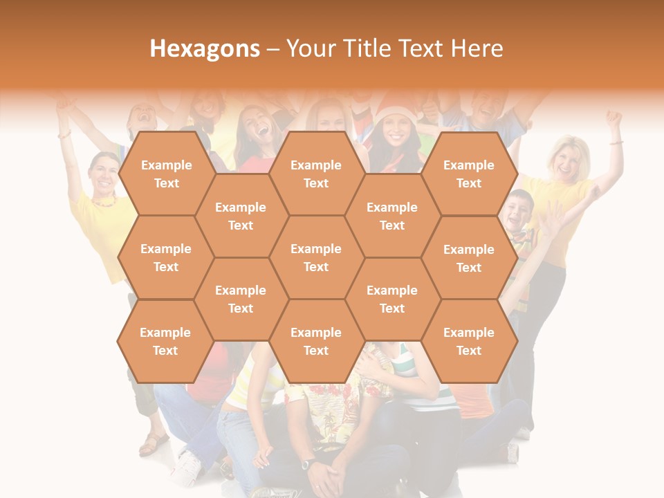 Background Crowd Fun PowerPoint Template