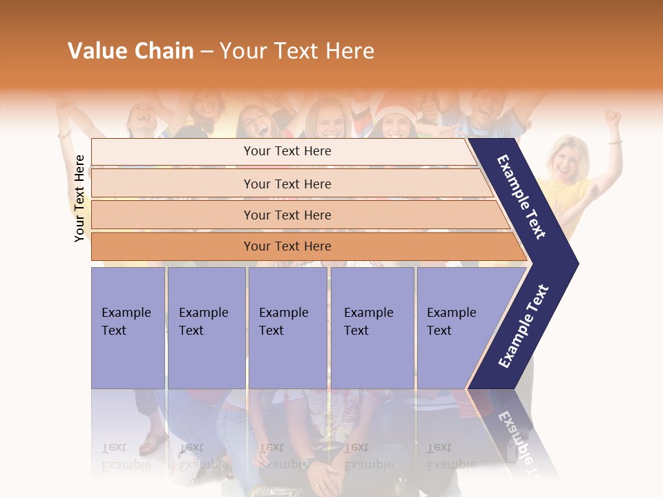 Background Crowd Fun PowerPoint Template