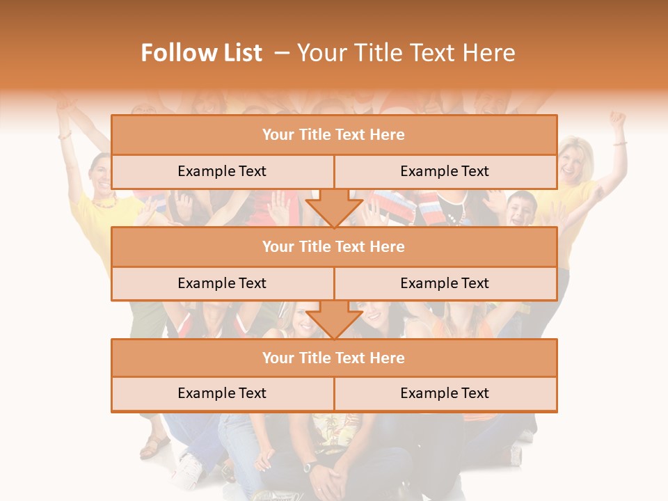 Background Crowd Fun PowerPoint Template
