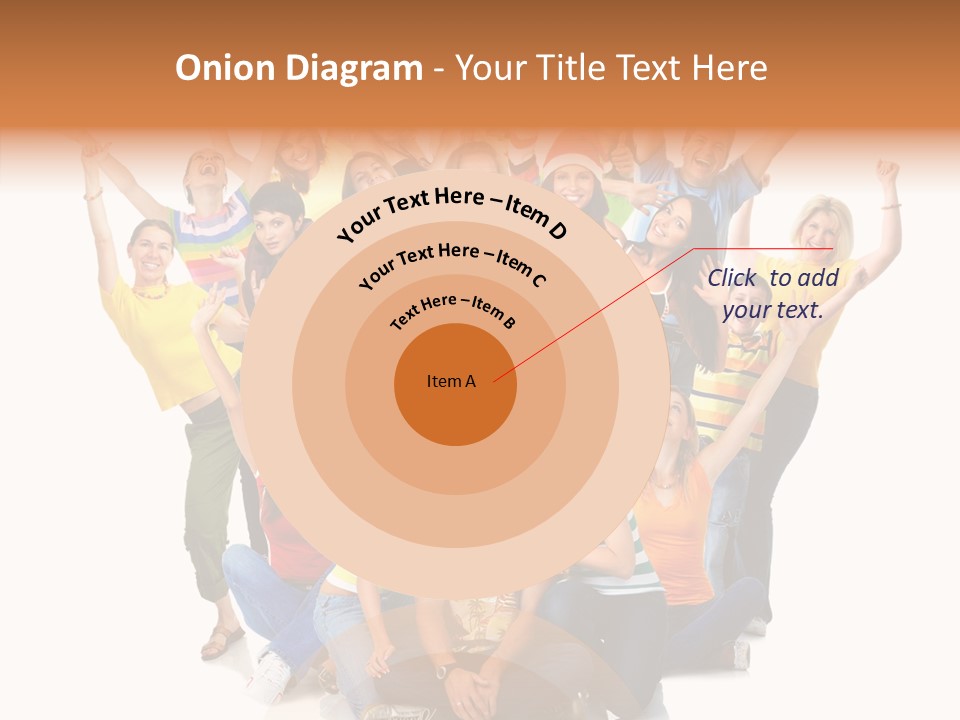 Background Crowd Fun PowerPoint Template