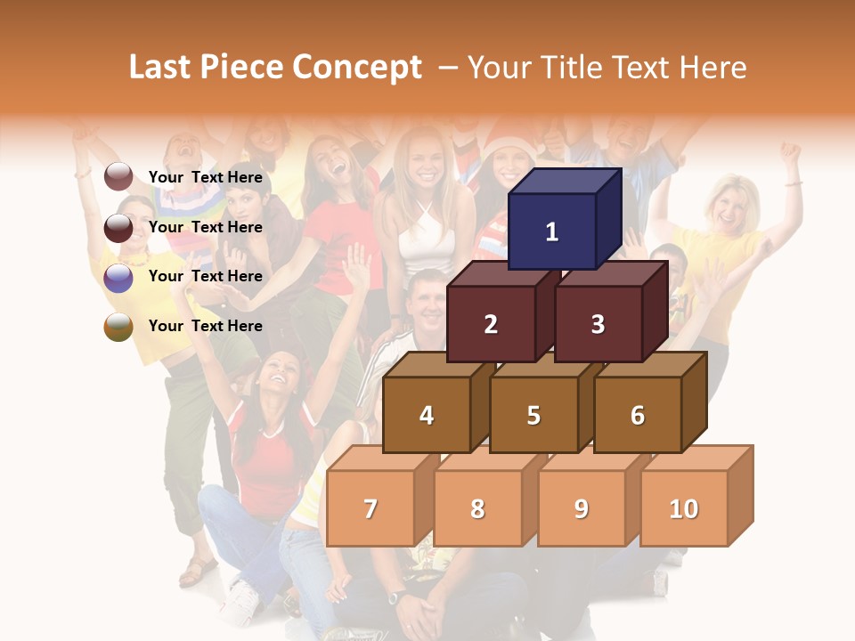 Background Crowd Fun PowerPoint Template