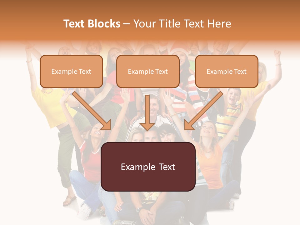 Background Crowd Fun PowerPoint Template