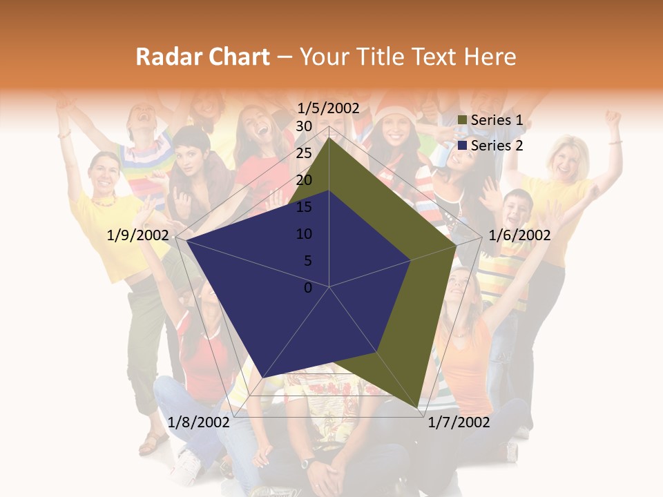 Background Crowd Fun PowerPoint Template