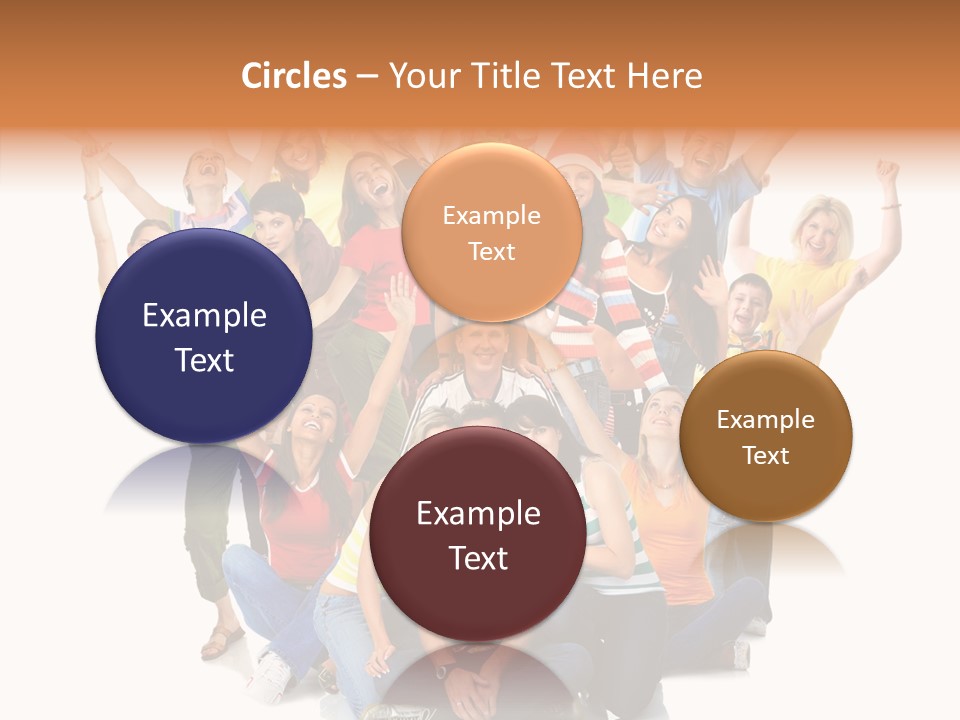 Background Crowd Fun PowerPoint Template