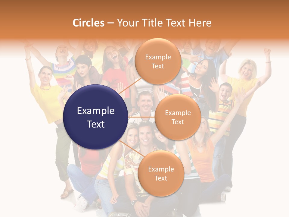 Background Crowd Fun PowerPoint Template