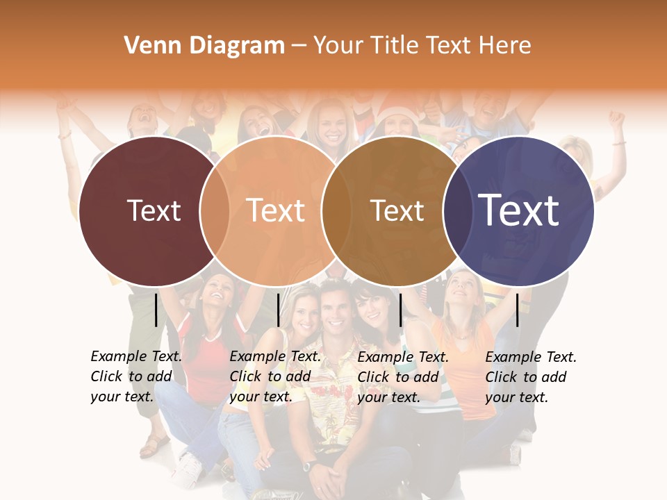 Background Crowd Fun PowerPoint Template