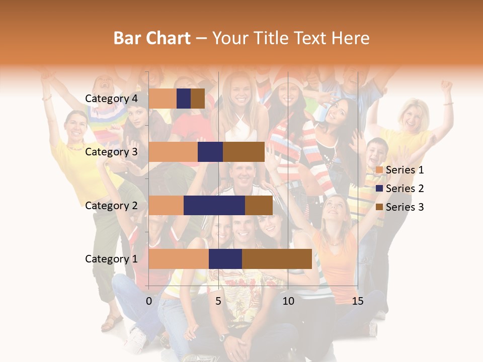 Background Crowd Fun PowerPoint Template