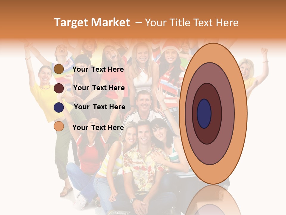 Background Crowd Fun PowerPoint Template