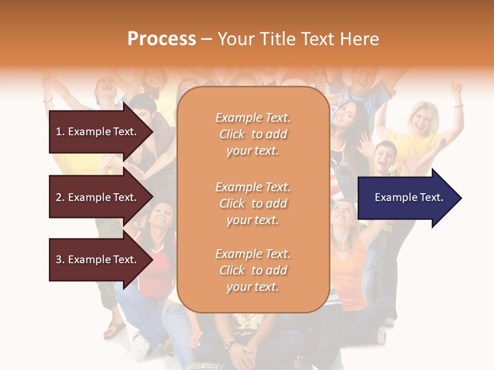 Background Crowd Fun PowerPoint Template