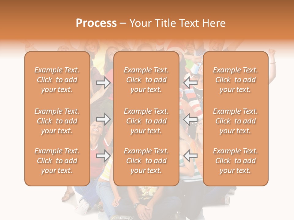 Background Crowd Fun PowerPoint Template