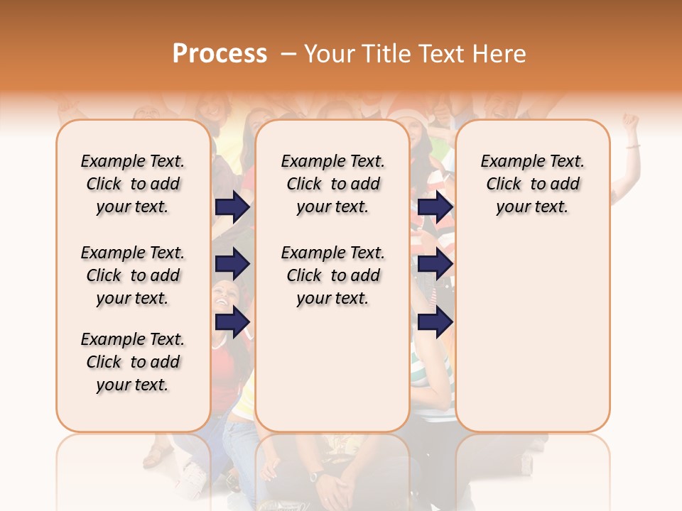 Background Crowd Fun PowerPoint Template