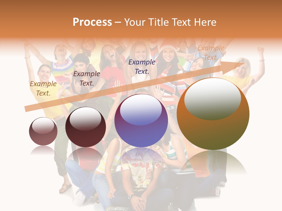 Background Crowd Fun PowerPoint Template