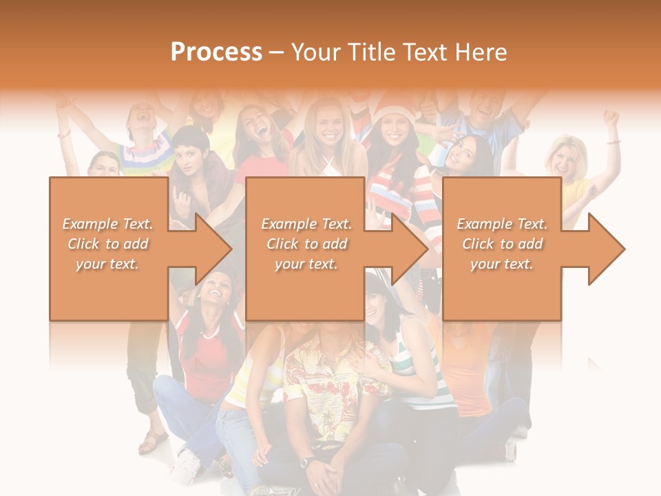 Background Crowd Fun PowerPoint Template