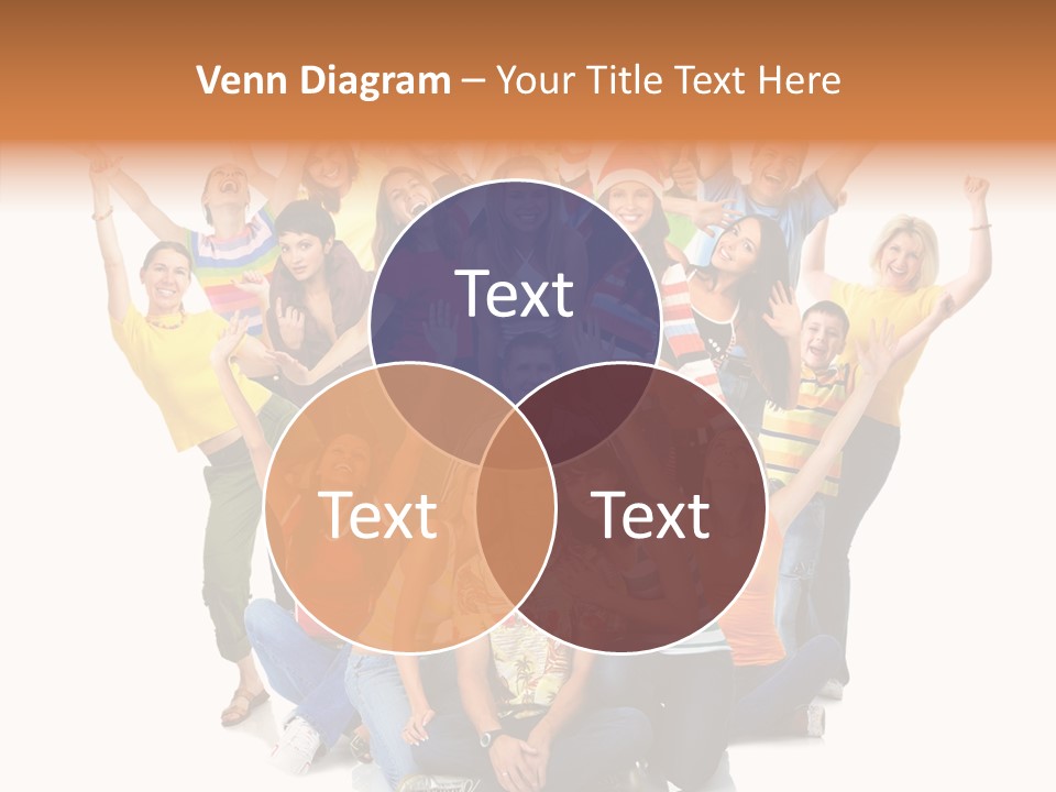 Background Crowd Fun PowerPoint Template