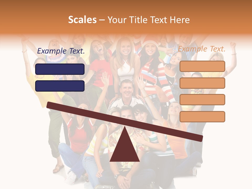 Background Crowd Fun PowerPoint Template