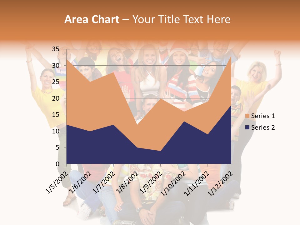 Background Crowd Fun PowerPoint Template