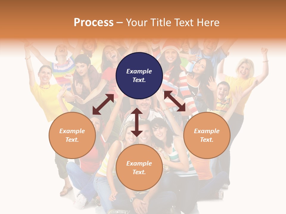 Background Crowd Fun PowerPoint Template