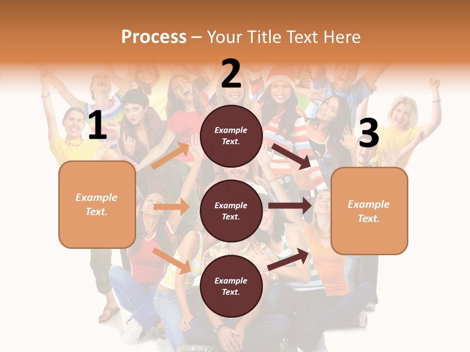 Background Crowd Fun PowerPoint Template