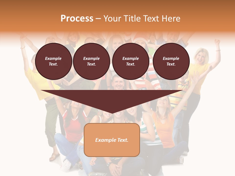 Background Crowd Fun PowerPoint Template