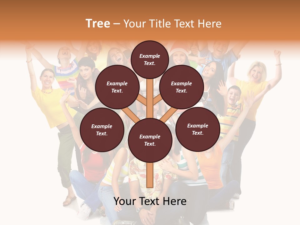 Background Crowd Fun PowerPoint Template