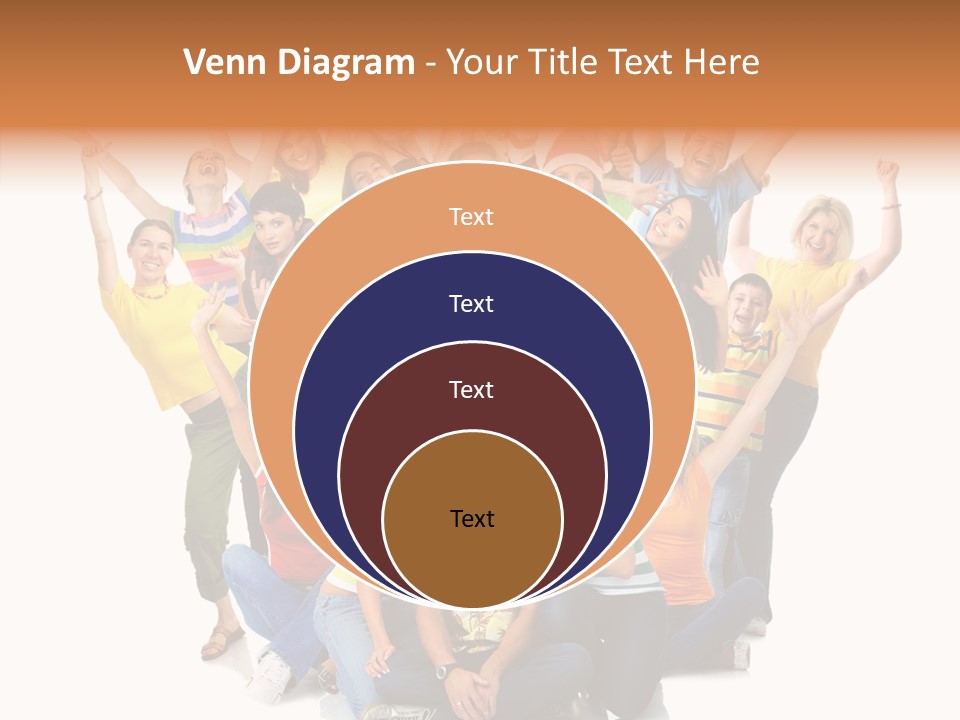 Background Crowd Fun PowerPoint Template