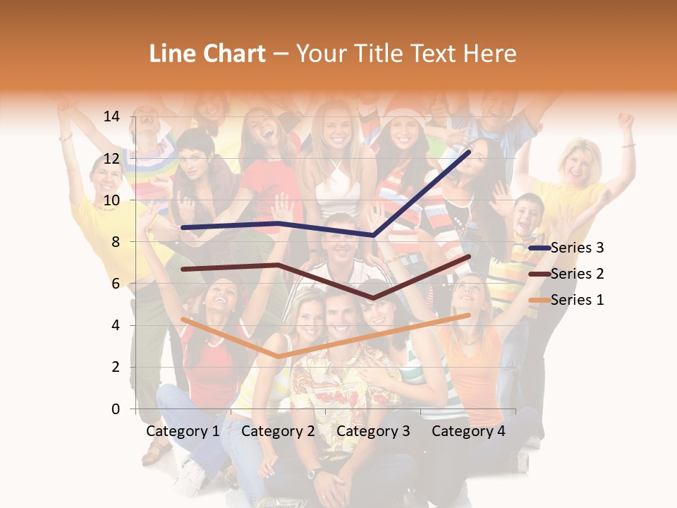 Background Crowd Fun PowerPoint Template