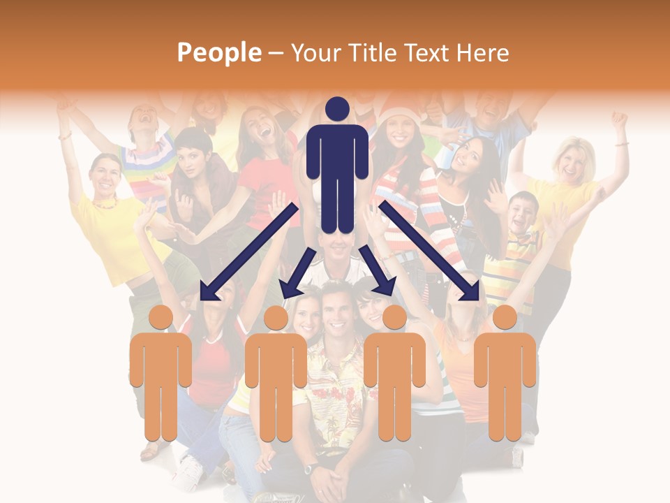 Background Crowd Fun PowerPoint Template