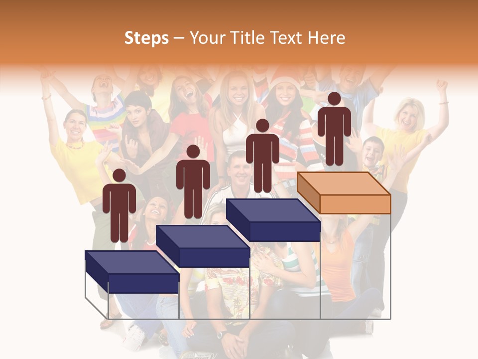 Background Crowd Fun PowerPoint Template