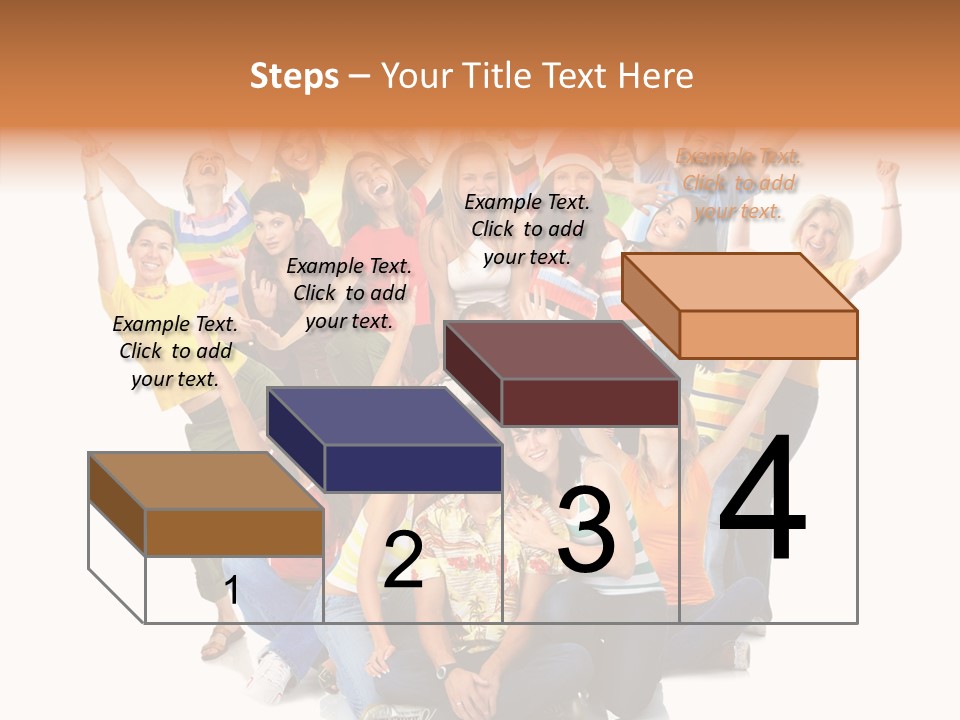 Background Crowd Fun PowerPoint Template